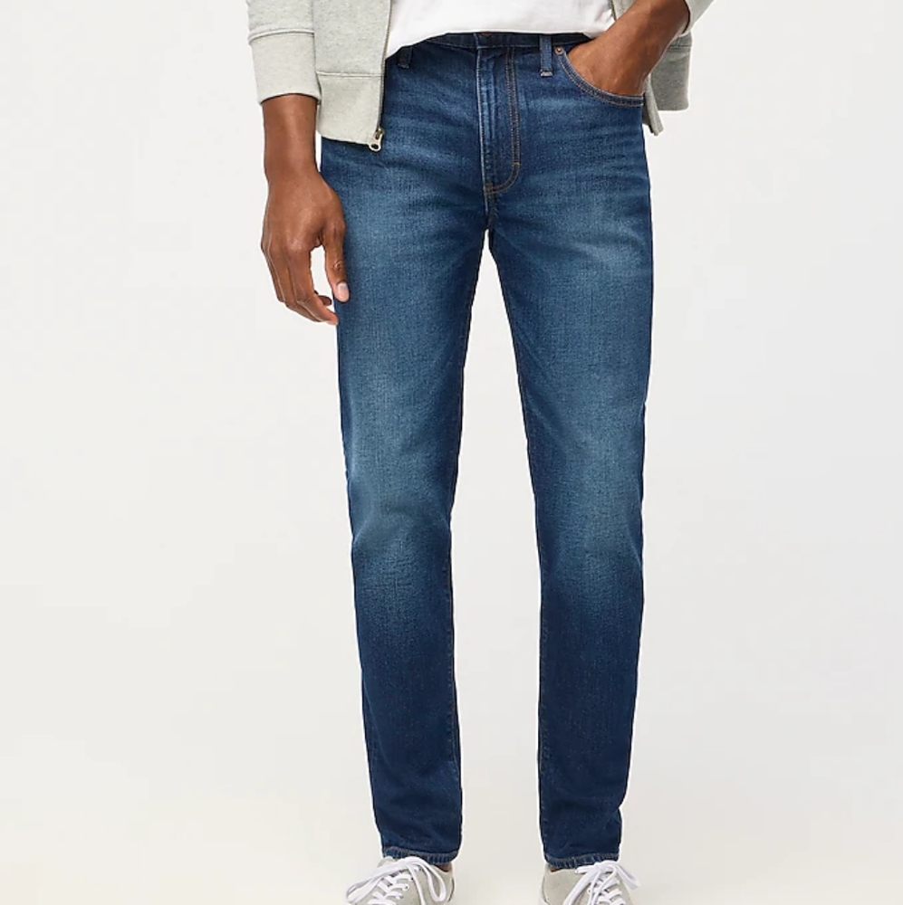 J Crew Straight Fit Jean In Signature Flex